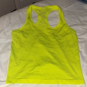 Lululemon Yellow Swiftly Tech Racerback Tank